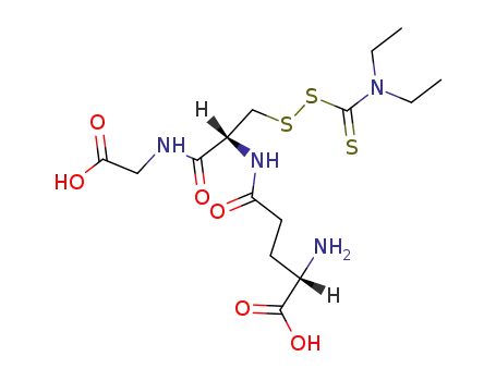 Molecular Structure of 128531-59-9 (L-gamma-glutamyl-3-[(diethylcarbamothioyl)disulfanyl]-L-alanylglycine)