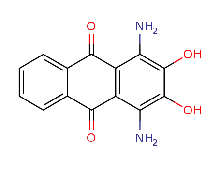 Molecular Structure of 128-84-7 (1,4-Diamino-2,3-dihydroxyanthraquinone)
