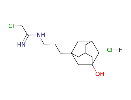 2-Chloro-N-[3-(3-hydroxy-adamantan-1-yl)-propyl]-acetamidine; hydrochloride