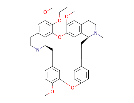 Molecular Structure of 118160-59-1 (7-O-ethyl fangchinoline)