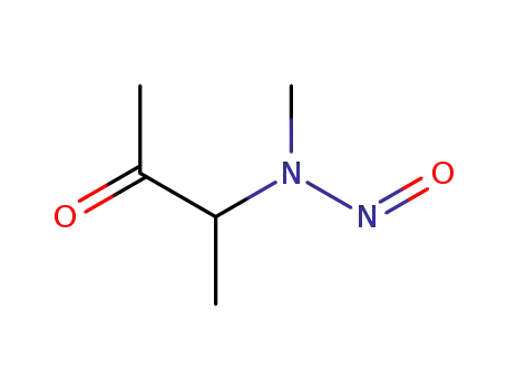 Molecular Structure of 118843-34-8 (2-Butanone, 3-(methylnitrosoamino)- (9CI))