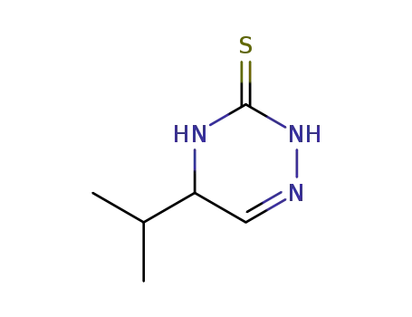 as-Triazine-3(2H)-thione,4,5-dihydro-5-isopropyl-(6CI)