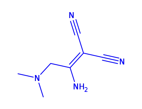 Molecular Structure of 118645-86-6 (Propanedinitrile,  [1-amino-2-(dimethylamino)ethylidene]-  (9CI))