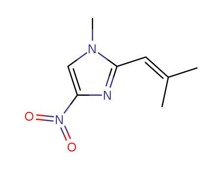 1-methyl-2-(2-methylprop-1-en-1-yl)-4-nitro-1H-imidazole