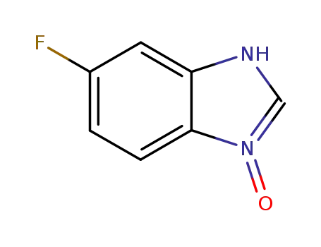 Molecular Structure of 118807-96-8 (1H-Benzimidazole,6-fluoro-,3-oxide(9CI))