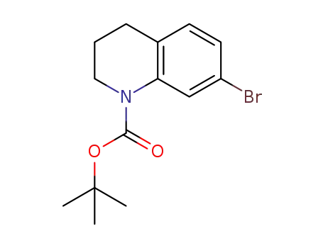 Molecular Structure of 1187932-64-4 (tert-Butyl 7-broMo-3,4-dihydroquinoline-1(2H)-carboxylate)