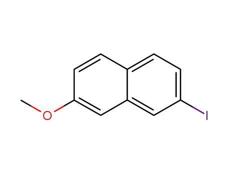 Molecular Structure of 128542-48-3 (Naphthalene, 2-iodo-7-methoxy- (9CI))