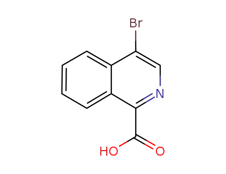 Molecular Structure of 1179149-25-7 (4-BroMoisoquinoline-1-carboxylic acid)