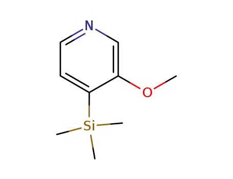 Molecular Structure of 118005-98-4 (3-METHOXY-4-TRIMETHYLSILYLPYRIDINE)