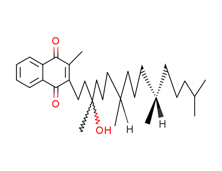 Molecular Structure of 1181-23-3 (gamma-hydroxyvitamin K)