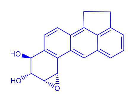 Molecular Structure of 119181-09-8 (cholanthrene-9,10-diol-7,8-epoxide)