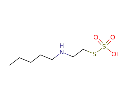 Molecular Structure of 1190-89-2 (Thiosulfuric acid S-[2-(pentylamino)ethyl] ester)