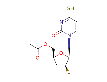 1-(5-O-acetyl-2,3-dideoxy-2-fluoro-β-D-threo-pentofuranosyl)-4-thiouracil