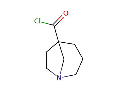 Molecular Structure of 119103-01-4 (5-(chlorocarbonyl)1-azoniabicyclo[3.2.1]octane)
