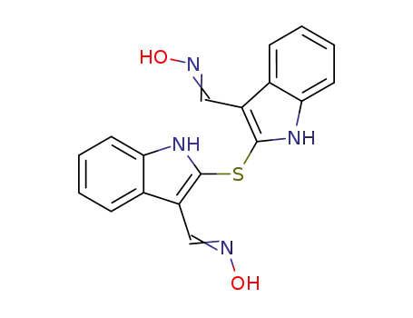 2,2'-Bis(3-hydroxyiminomethyleneindolyl)sulfide