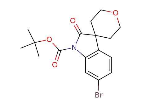 tert-butyl 6-bromo-2-oxo-2',3',5',6'-tetrahydrospiro[indoline-3,4'-pyran]-1-carboxylate