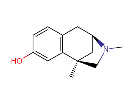 Molecular Structure of 118964-06-0 ((1R)-1,3-dimethyl-2,3,4,5-tetrahydro-1H-1,4-methano-3-benzazepin-8-ol)