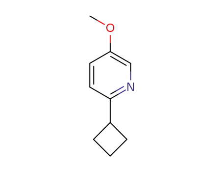 Molecular Structure of 1196074-36-8 (2-cyclobutyl-5-methoxypyridine)