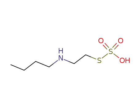 Molecular Structure of 1190-88-1 (Thiosulfuric acid S-[2-(butylamino)ethyl] ester)