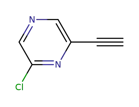 2- 클로로 -6-에 티닐 피라진
