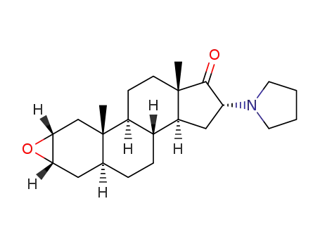 2α,3α-epoxy-16α-(1-pyrrolidinyl)-5α-androstan-17-one