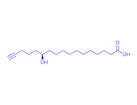 16-Heptadecynoic acid,12-hydroxy-, (S)- (9CI)