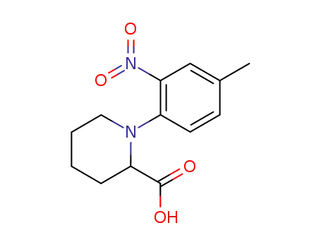 N-(4-methyl-2-nitrophenyl)piperidine-2-carboxylic acid