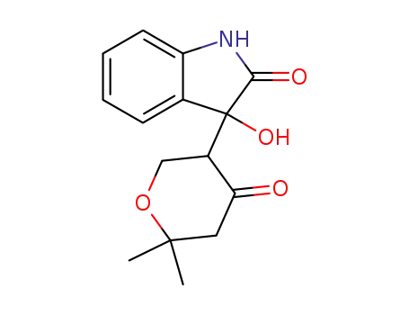3-(6,6-dimethyl-4-oxotetrahydro-2H-pyran-3-yl)-3-hydroxy-1,3-dihydro-2H-indol-2-one