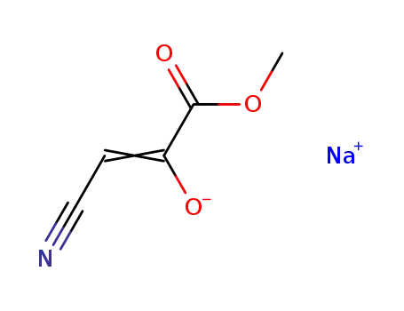 Molecular Structure of 1227409-70-2 (methyl 3-cyano-2-sodiumoxy-2-propenoate)
