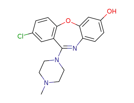 Molecular Structure of 37081-75-7 (7-hydroxyloxapine)