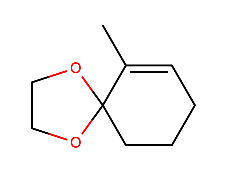 Molecular Structure of 119728-91-5 (1,4-Dioxaspiro[4.5]dec-6-ene,  6-methyl-)