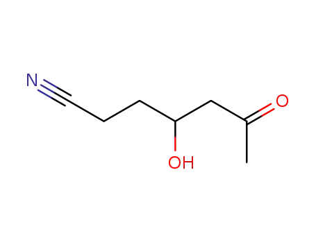 헵탄니트릴, 4-히드록시-6-옥소-(9CI)