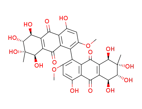 Molecular Structure of 119718-06-8 (Alterporriol E)