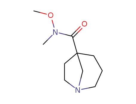 N-methoxy-N-methyl-1-azabicyclo<3.2.1>octane-4-carboxamide