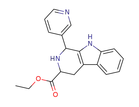 Ethyl 1-(3-pyridinyl)-2,3,4,9-tetrahydro-1H-pyrido(3,4-b)indole-3-carboxylate