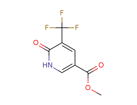 Molecular Structure of 1476762-59-0 (methyl 6-oxo-5-(trifluoromethyl)-1H-pyridine-3-carboxylate)