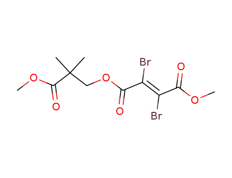 2-methoxycarbonyl-2-methylpropyl methyl (E)-2,3-dibromobut-2-enedioate