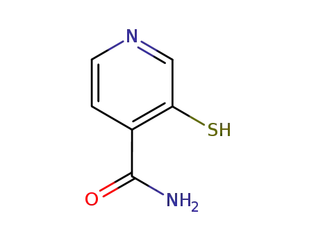 Molecular Structure of 118966-06-6 (4-Pyridinecarboxamide,3-mercapto-(9CI))