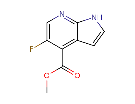 Molecular Structure of 1190310-24-7 (5-Fluoro-7-azaindole-4-carboxlic acid Methyl ester)