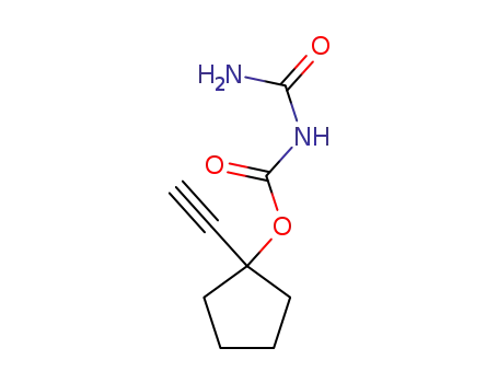 Molecular Structure of 119749-97-2 (Cyclopentanol, 1-ethynyl-, allophanate (6CI))