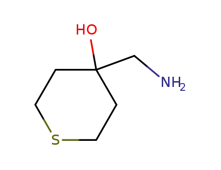 Molecular Structure of 879514-92-8 (4-(AMINOMETHYL)TETRAHYDRO-2H-THIOPYRAN-4-OL)