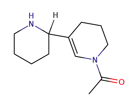 1-아세틸-1,2,3,4-테트라하이드로-5-(2-피페리디닐)피리딘