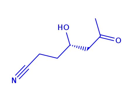 헵탄 니트릴, 4- 히드 록시 -6- 옥소-, (R)-(9CI)