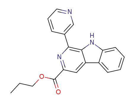 9H-Pyrido(3,4-b)indole-3-carboxylic acid, 1-(3-pyridinyl)-, propyl ester