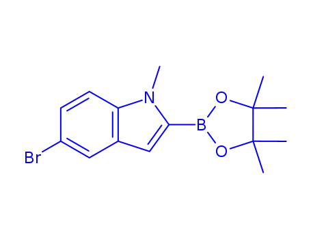 5-Bromo-1-methyl-2-(4,4,5,5-tetramethyl-1,3,2-dioxaborolan-2-YL)-1H-indole