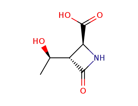 2-아제티딘카르복실산, 3-(1-히드록시에틸)-4-옥소-, [2S-[2alpha,3beta(S*)]]-(9CI)