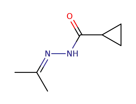 Cyclopropanecarboxylic acid, (1-methylethylidene)hydrazide (9CI)