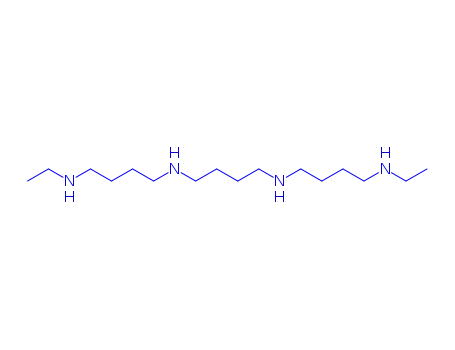 Molecular Structure of 119422-08-1 (N(1),N(14)-bis(ethyl)homospermine)