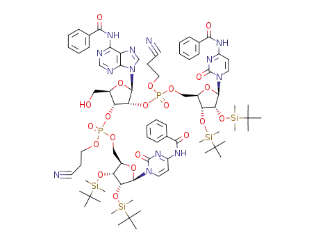 C<sub>79</sub>H<sub>111</sub>N<sub>13</sub>O<sub>21</sub>P<sub>2</sub>Si<sub>4</sub>