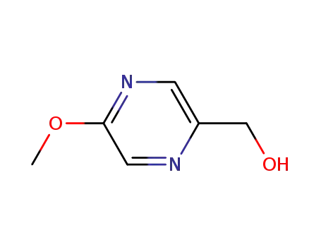 Molecular Structure of 72788-88-6 ((5-Methoxypyrazin-2-yl)Methanol)